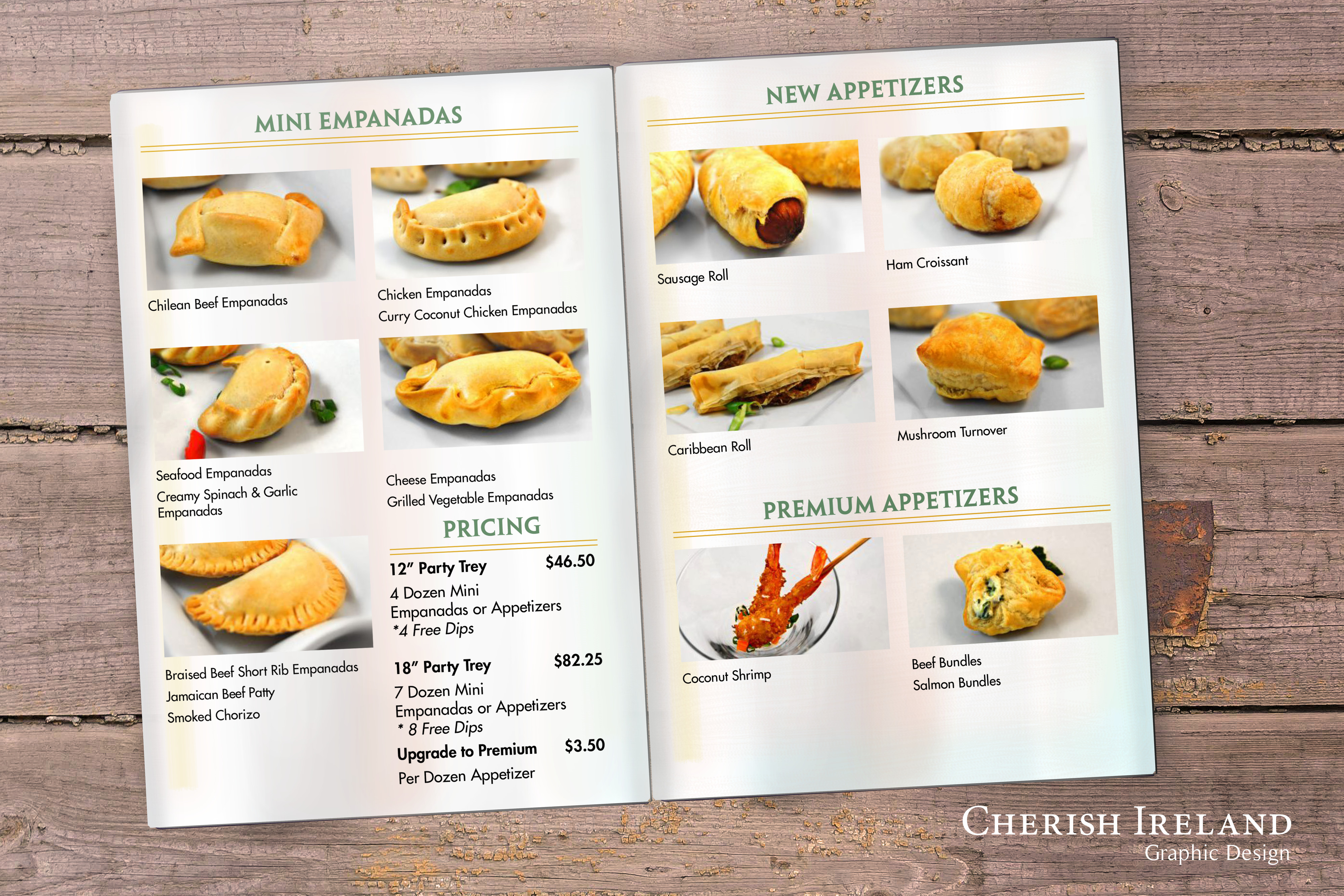 holiday flyer Inside mockup